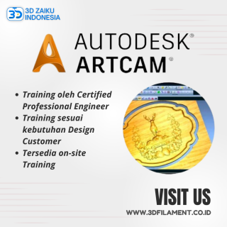 Pelatihan Autodesk Artcam Training Program Design CNC Router CAD CAM
